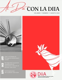 Portada de la revista electrónica Al día con la DIIA, Agosto 2024
